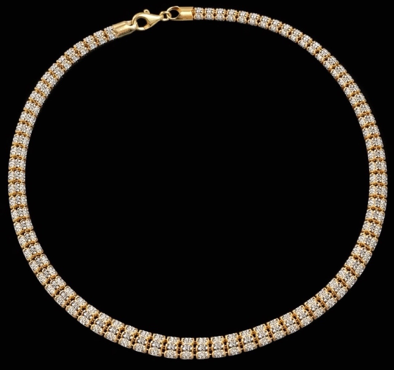 Round Ice Tennis Chain