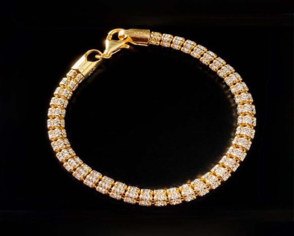 Iced Rope Bracelet – Diamond Look