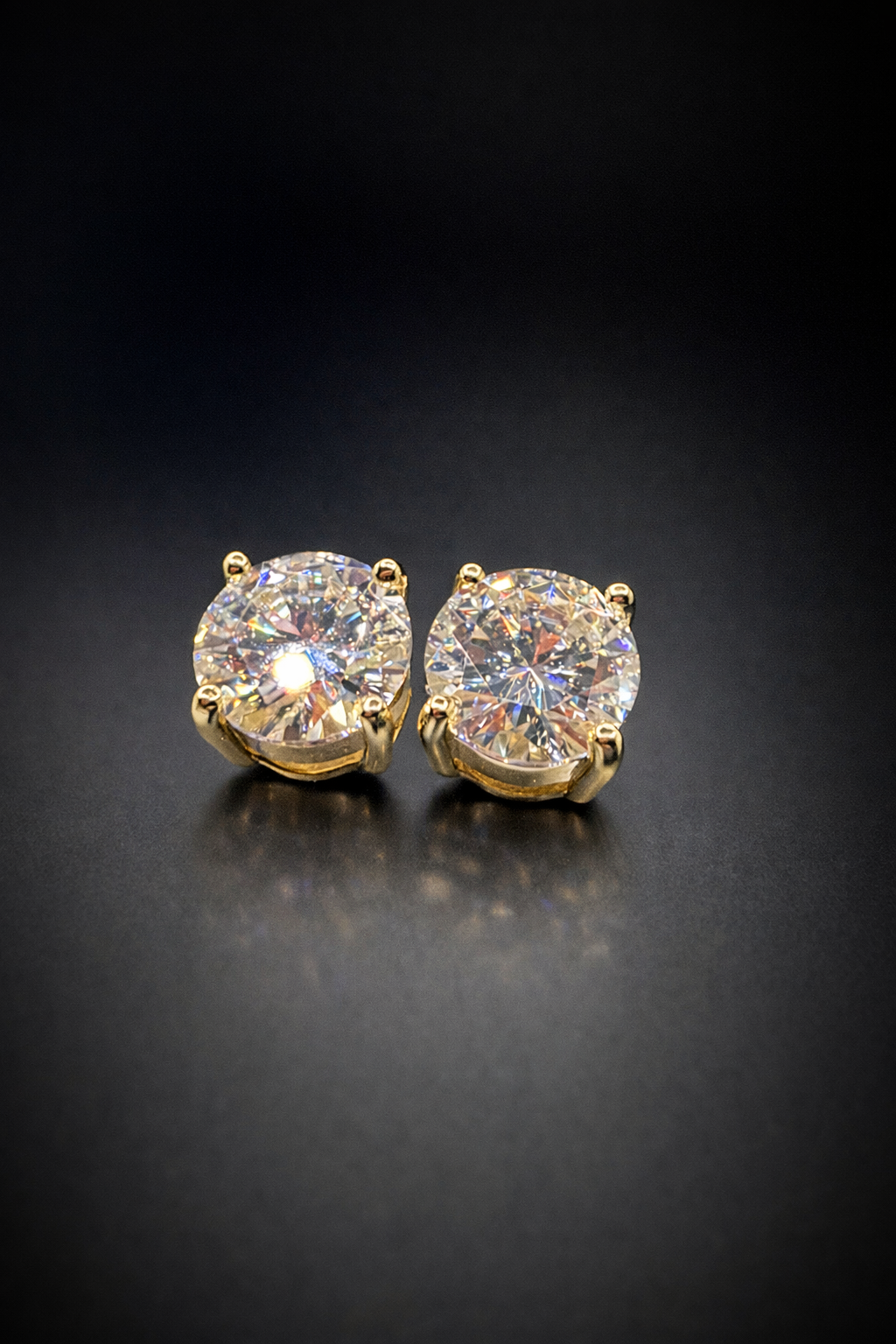 Moissanite Stud Earrings – 925 Sterling Silver